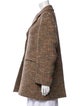 Ganni Wool Printed Coat