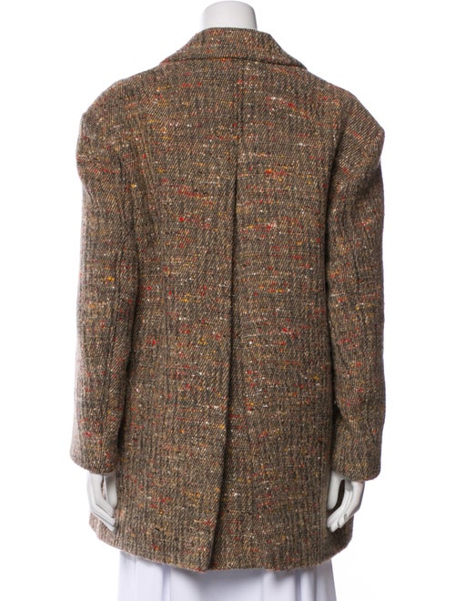 Ganni Wool Printed Coat
