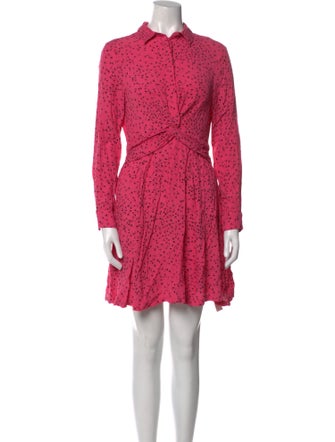 Ganni Printed Knee-Length Dress