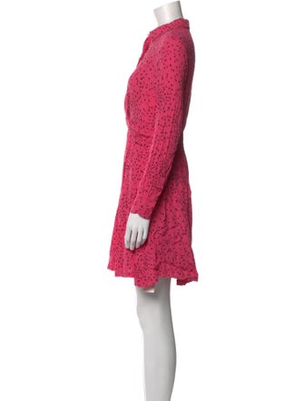 Ganni Printed Knee-Length Dress