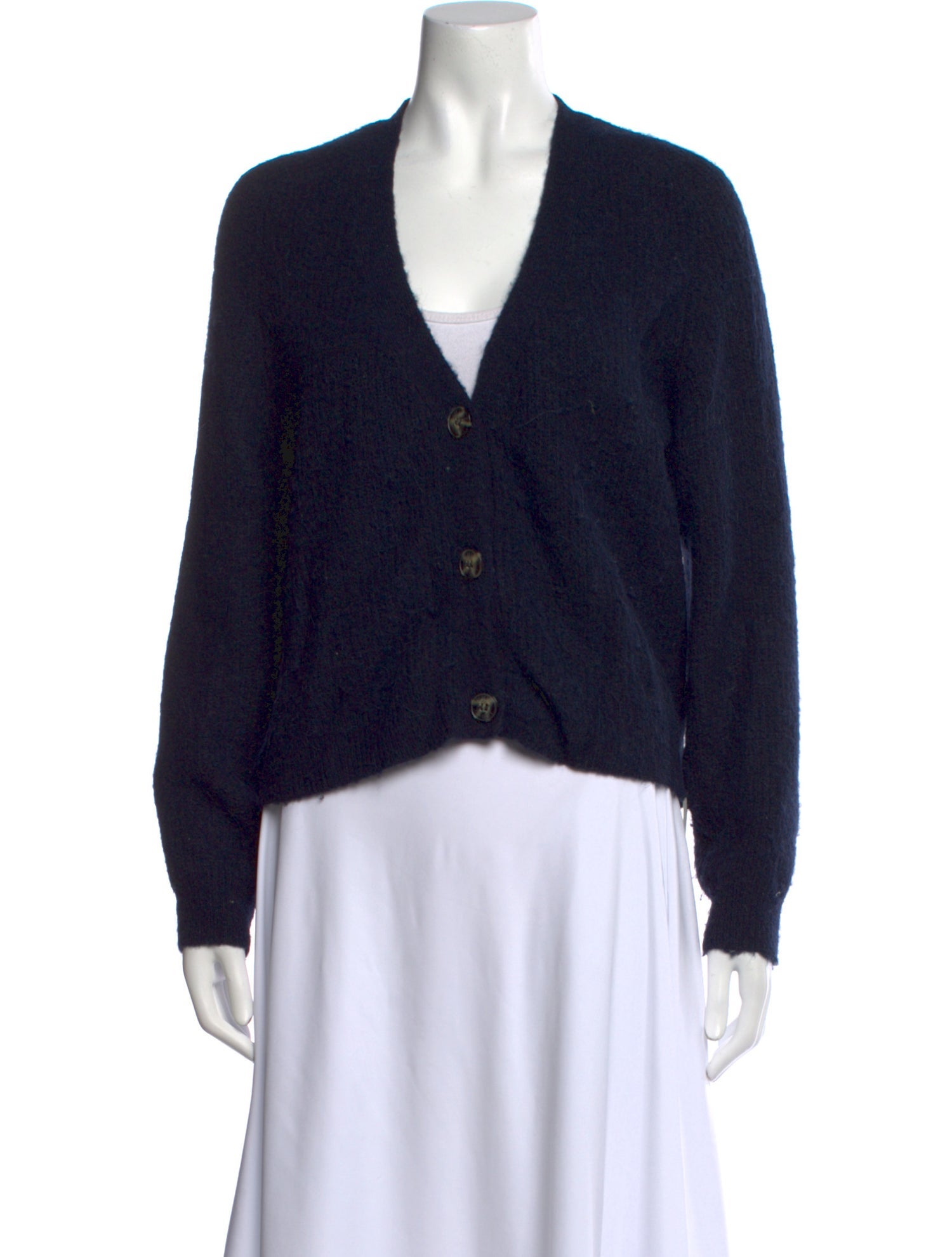 Ganni Alpaca V-Neck Sweater