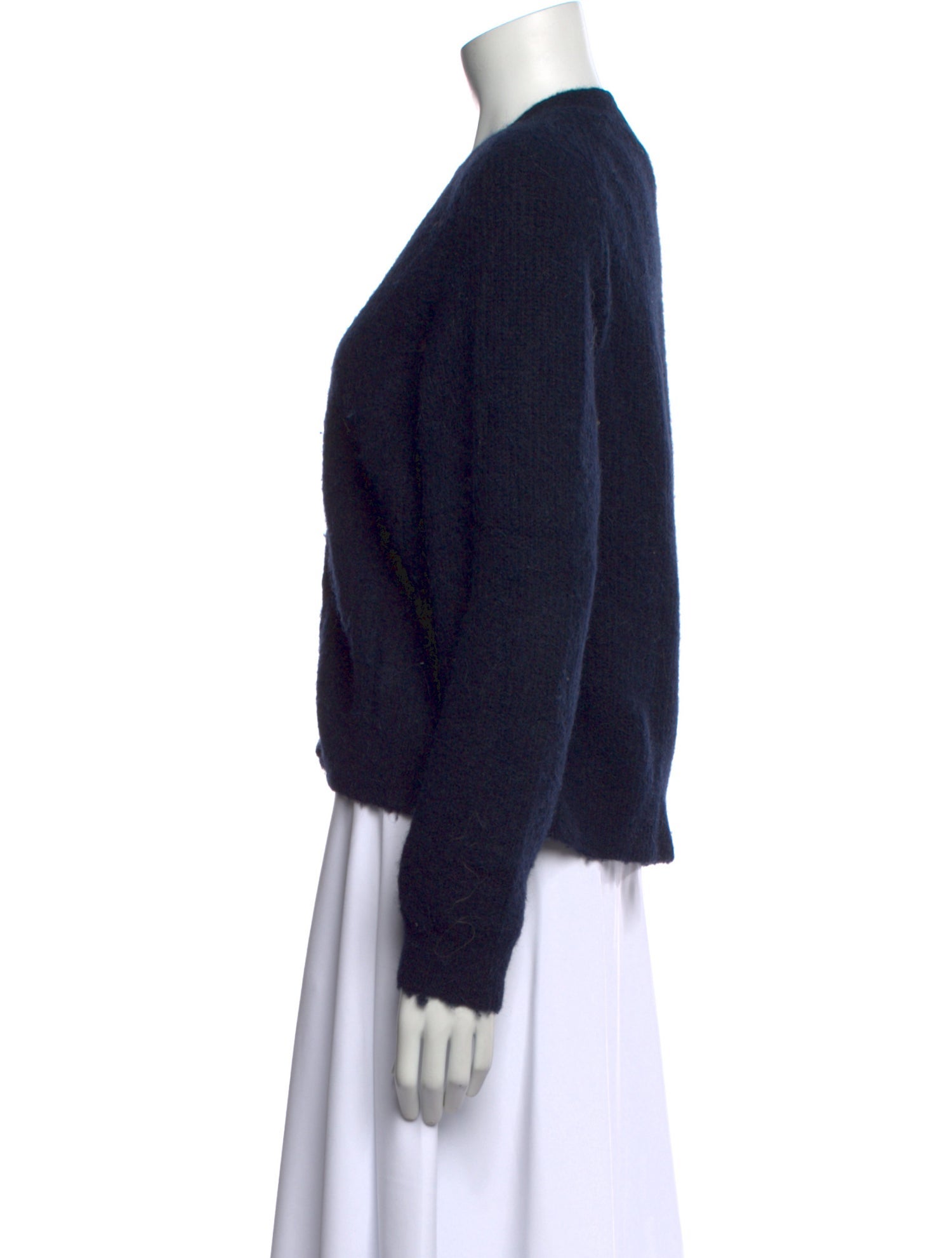 Ganni Alpaca V-Neck Sweater