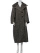 Ganni Tweed Pattern Coat