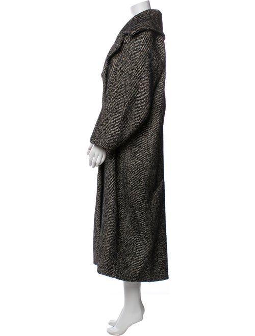 Ganni Tweed Pattern Coat
