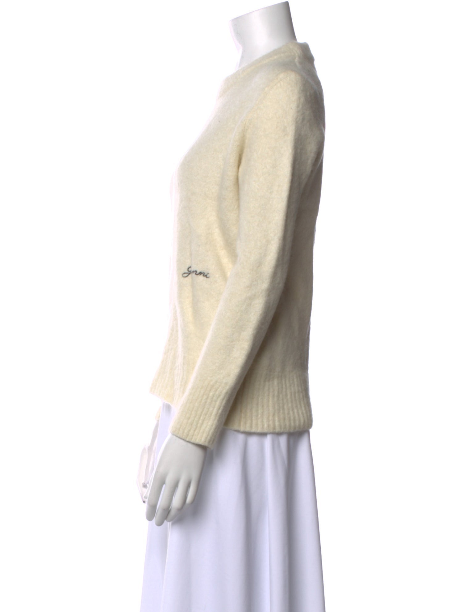 Ganni Alpaca Crew Neck Sweater