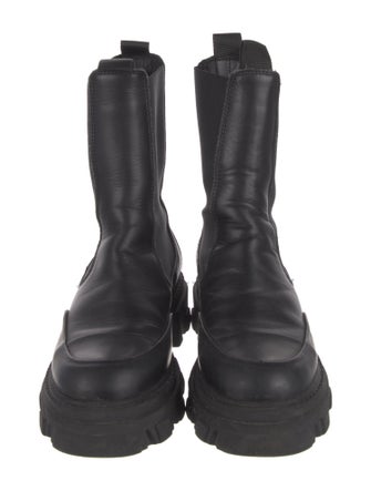 Ganni Leather Chelsea Boots