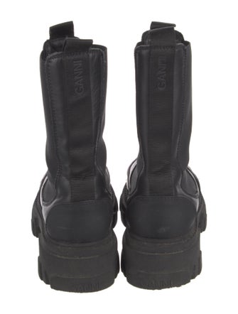 Ganni Leather Chelsea Boots