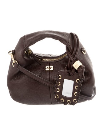 Ganni Leather Shoulder Bag