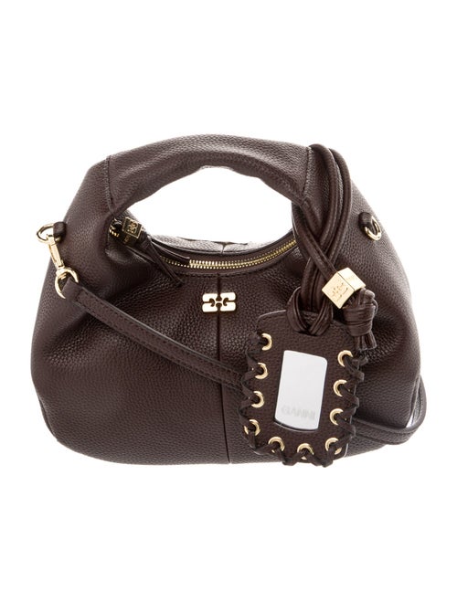 Ganni Leather Shoulder Bag