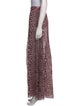 Ganni Animal Print Long Skirt