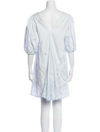 Ganni Patterned Mini Dress