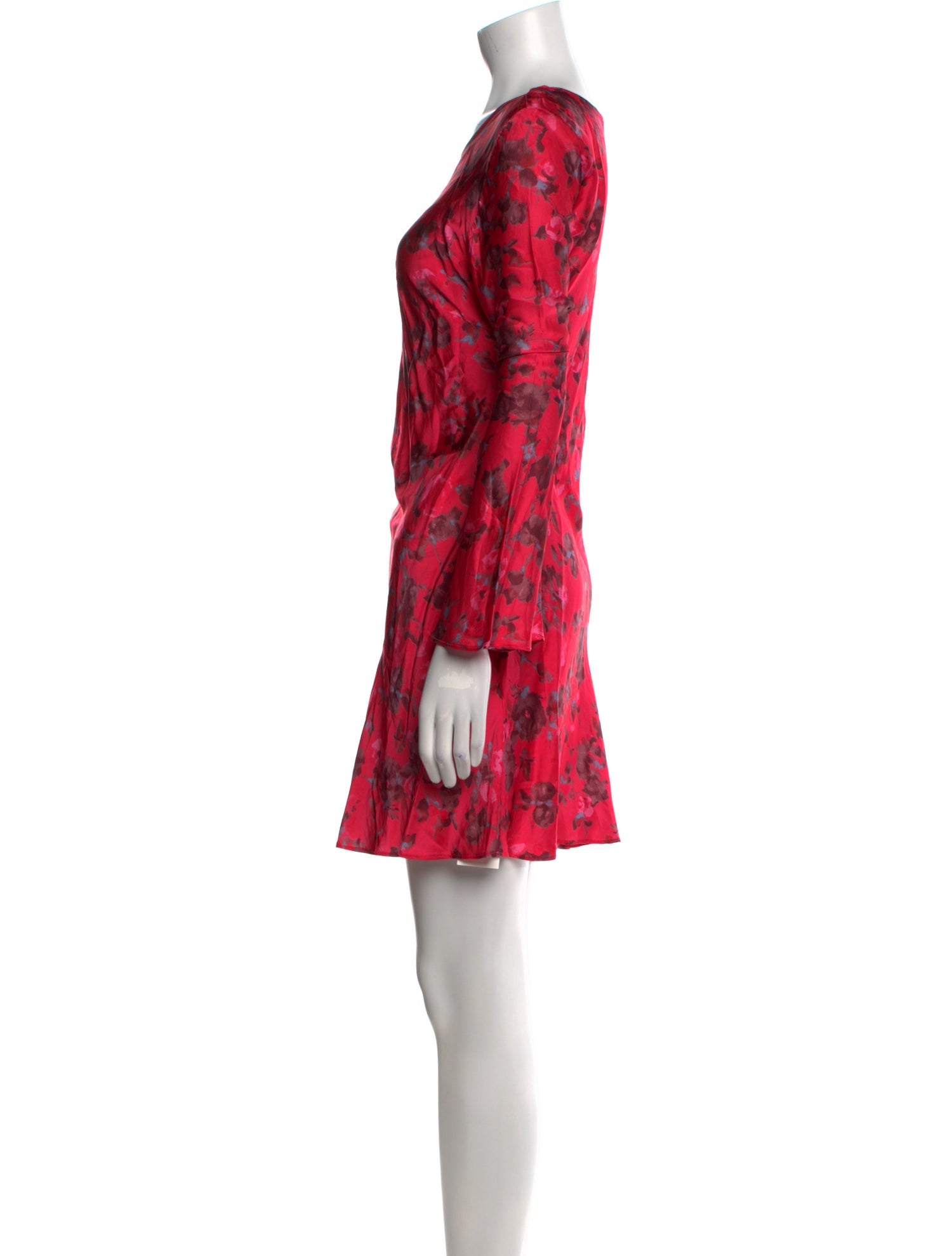 Ganni Floral Print Mini Dress