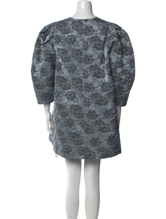 Ganni Floral Print Mini Dress