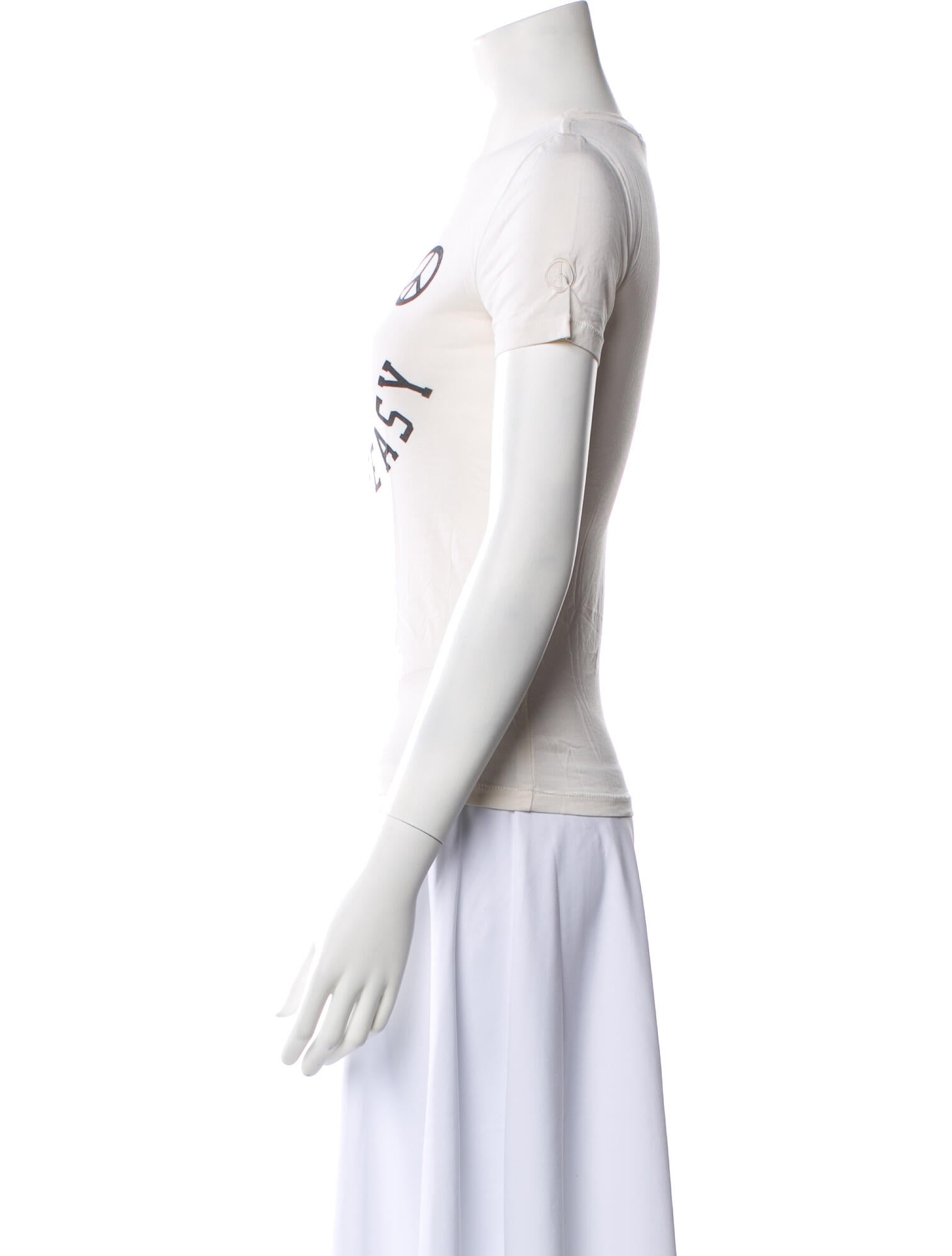 Ganni Graphic Print Crew Neck T-Shirt