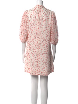 Ganni Floral Print Mini Dress