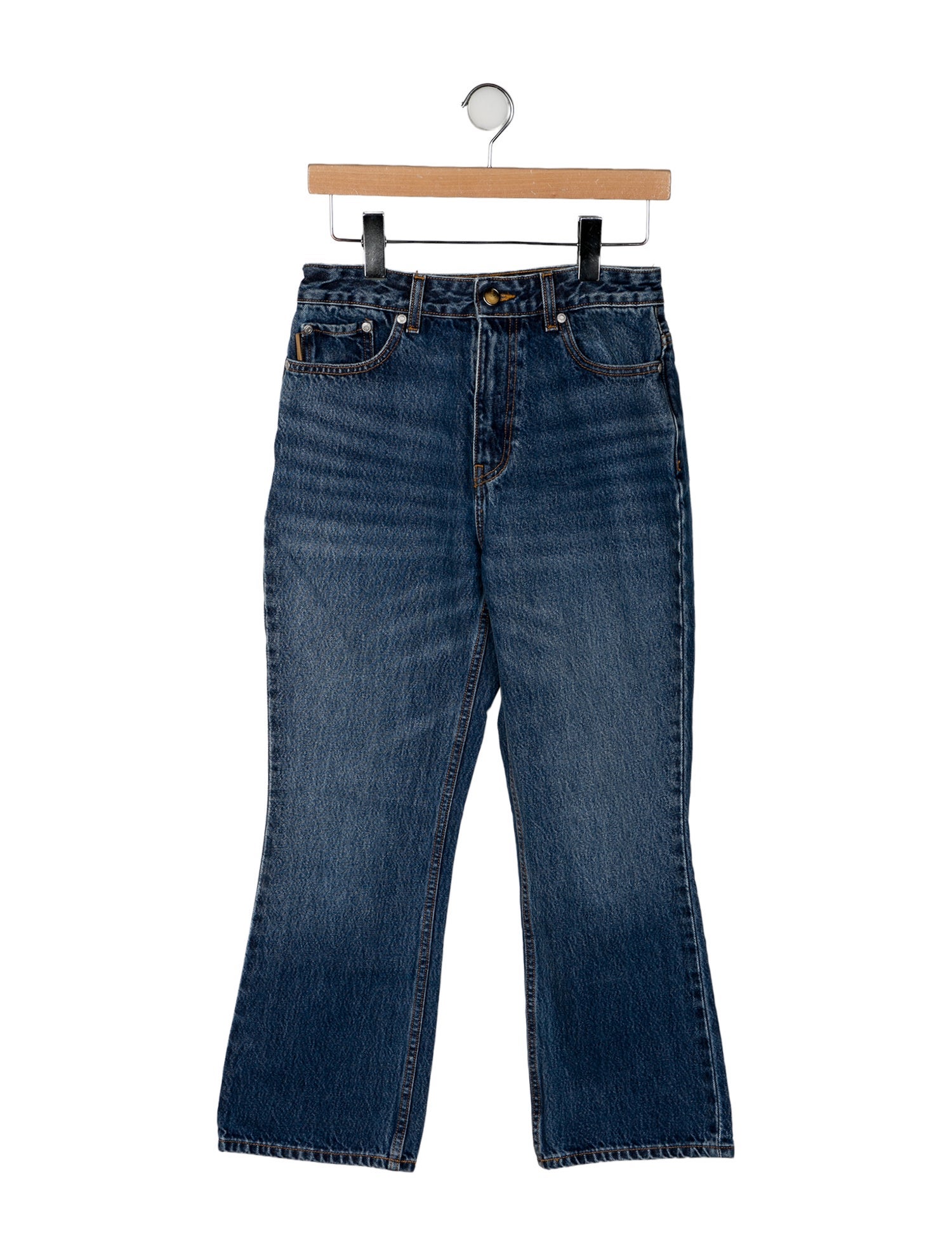 Ganni Mid-Rise Straight Leg Jeans