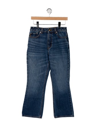 Ganni Mid-Rise Straight Leg Jeans
