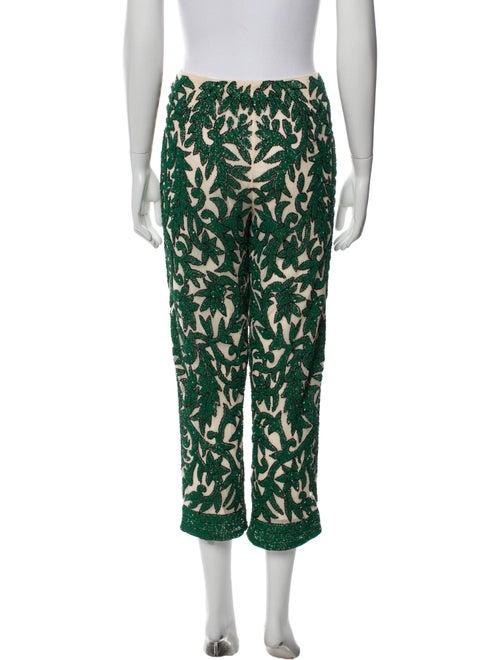 Ganni Printed Straight Leg Pants