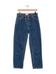 Ganni High-Rise Straight Leg Jeans