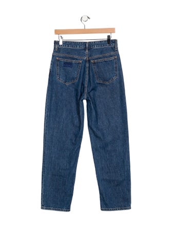 Ganni High-Rise Straight Leg Jeans