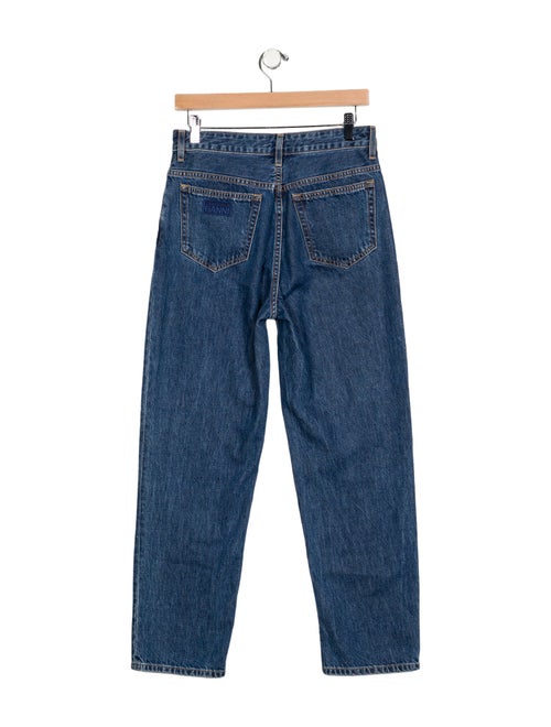 Ganni High-Rise Straight Leg Jeans