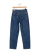 Ganni High-Rise Straight Leg Jeans