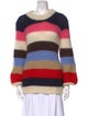 Ganni Mohair Striped Sweater