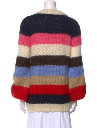 Ganni Mohair Striped Sweater
