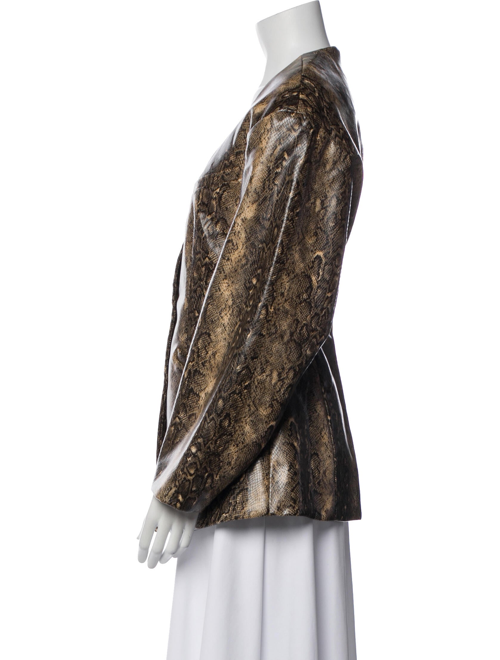 Ganni Animal Print Coat