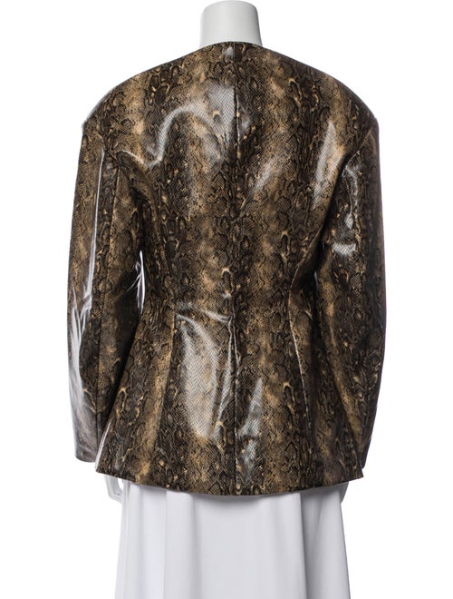 Ganni Animal Print Coat
