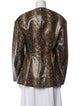 Ganni Animal Print Coat