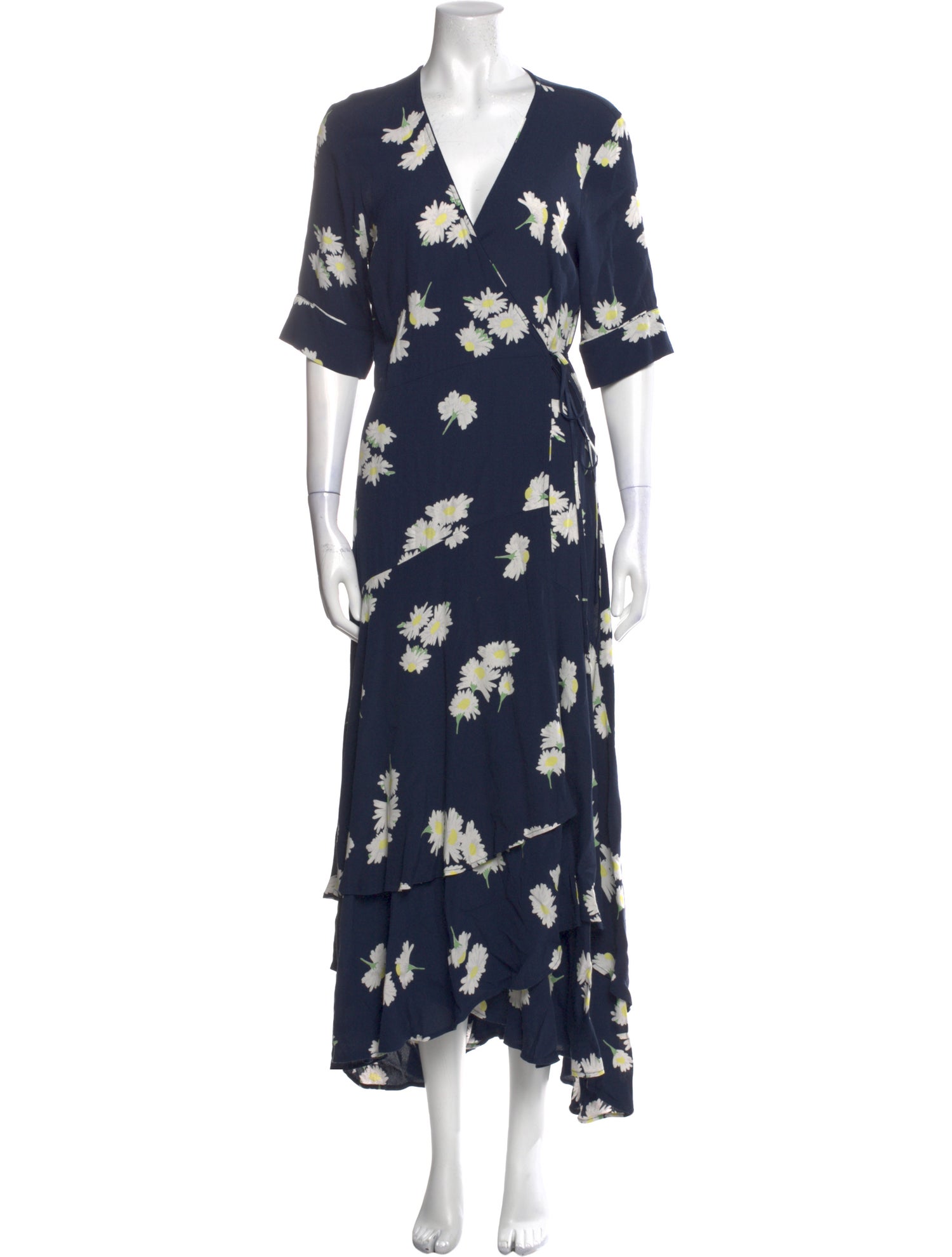 Ganni Floral Print Long Dress