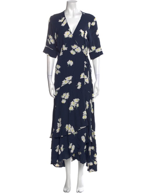 Ganni Floral Print Long Dress