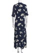 Ganni Floral Print Long Dress