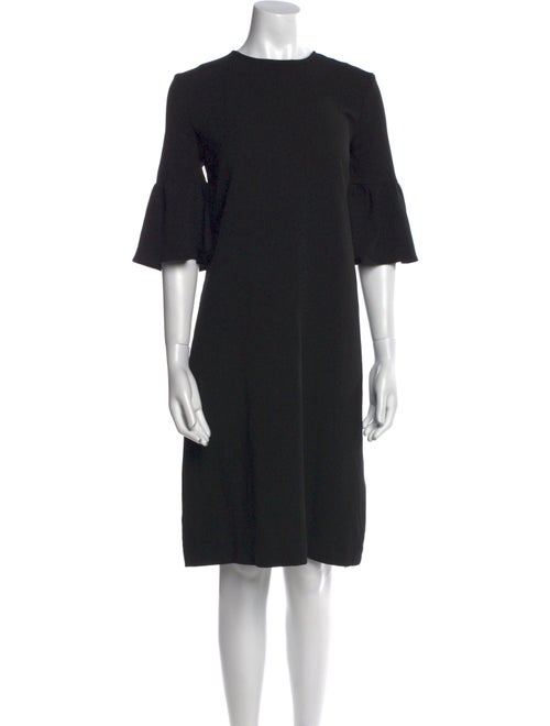 Ganni Crew Neck Knee-Length Dress