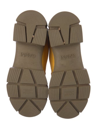 Ganni Rubber Colorblock Pattern Rain Boots