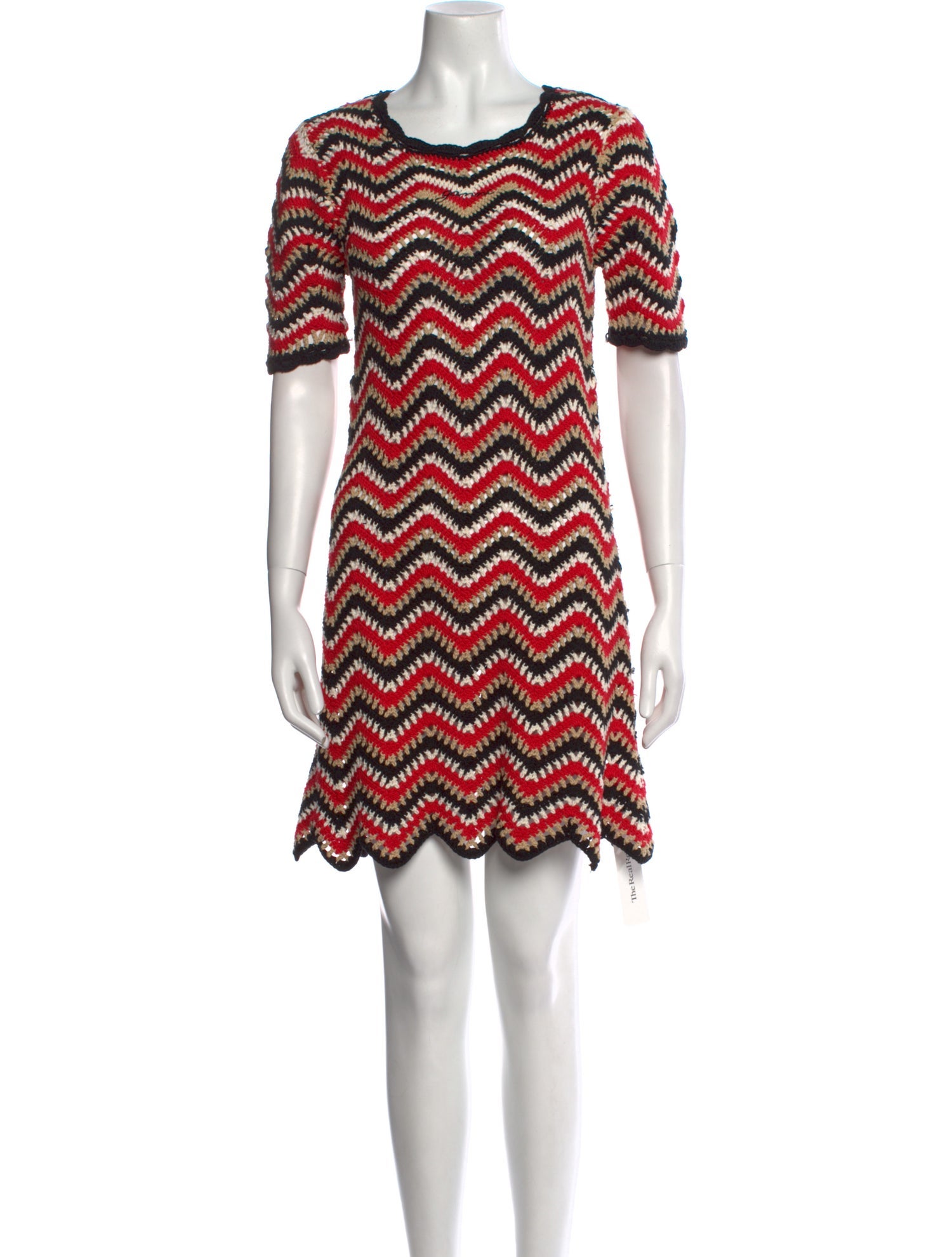 Ganni Striped Mini Dress