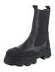 Ganni Leather Chelsea Boots