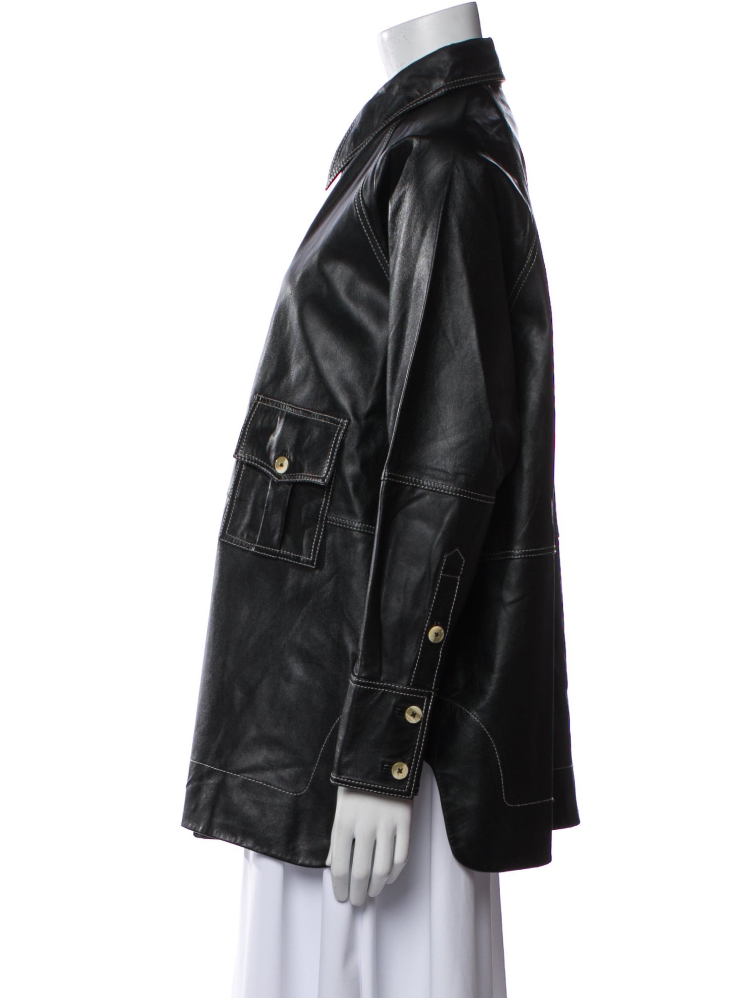Ganni Lamb Leather Jacket