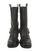 Ganni Leather Moto Boots
