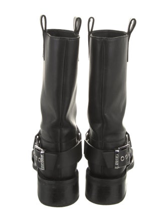 Ganni Leather Moto Boots