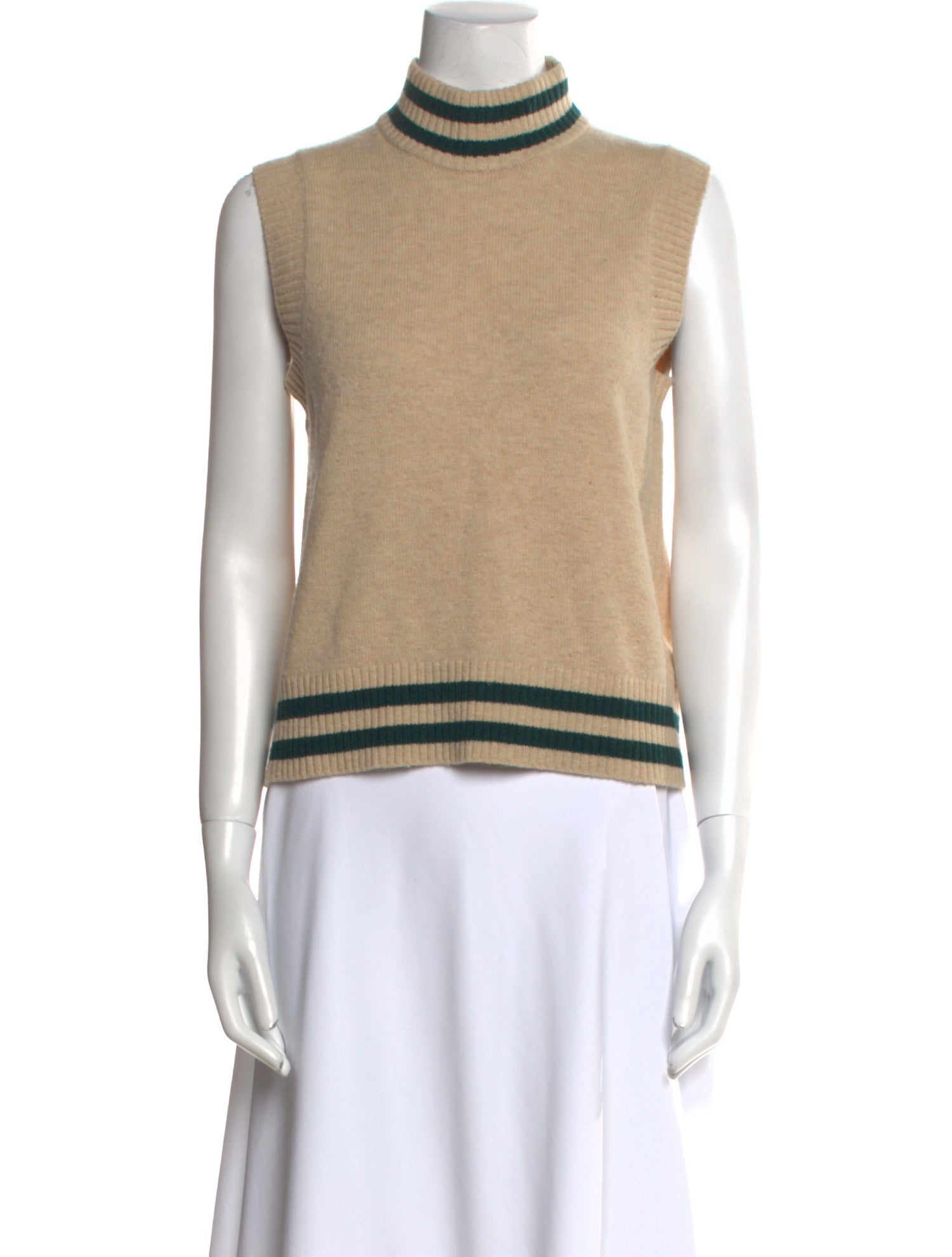 Ganni Merino Wool Striped Sweater