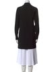 Ganni Mock Neck Long Sleeve Tunic