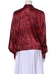 Ganni Silk Printed Blouse