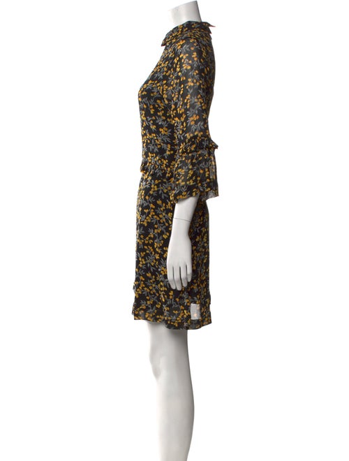 Ganni Floral Print Mini Dress
