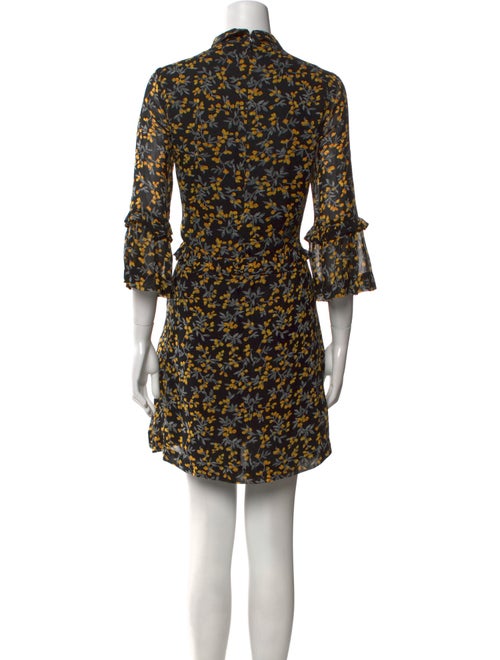 Ganni Floral Print Mini Dress