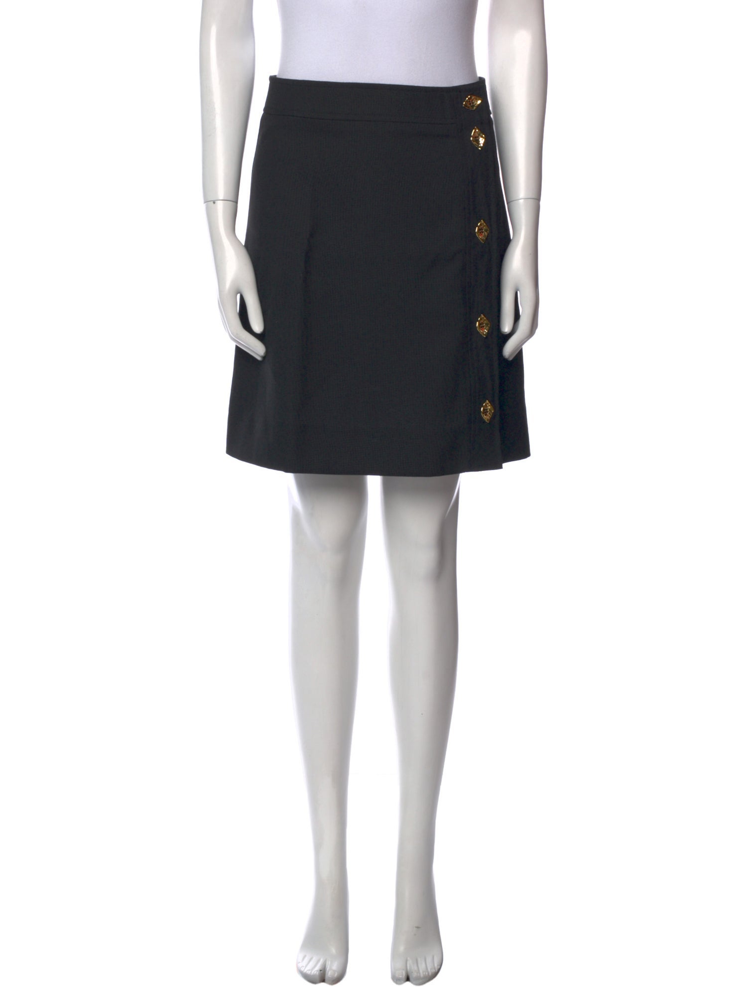 Ganni Crystal Embellishments Mini Skirt