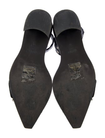 Ganni Leather D'Orsay Pumps