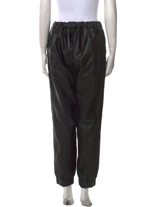 Ganni Lamb Leather Skinny Leg Pants