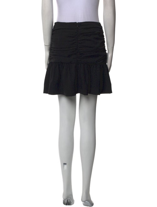 Ganni Pleated Accents Mini Skirt